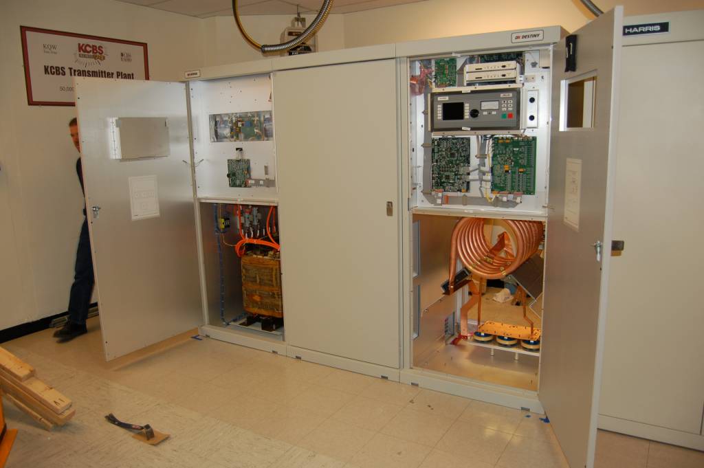 KCBS AM 3DX50 Transmitter in its Temporary Location