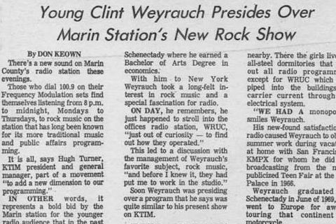 KTIM AM&FM, KTIM FM, Independent Journal KTIM Article 1971