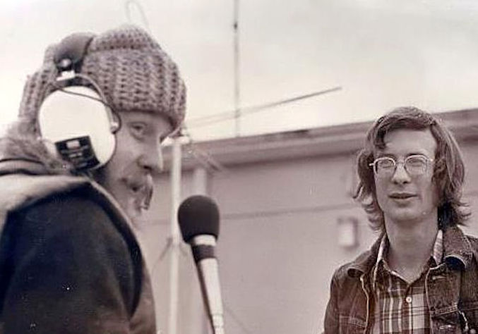  KTIM AM&FM, KTIM FM, David T and Clint Weyrauch on IJ Roof